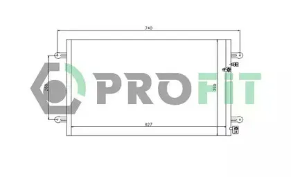 PR 9549C1 PROFIT Конденсатор, кондиционер PR 9549C1 PROFIT Конденсатор, кондиционер